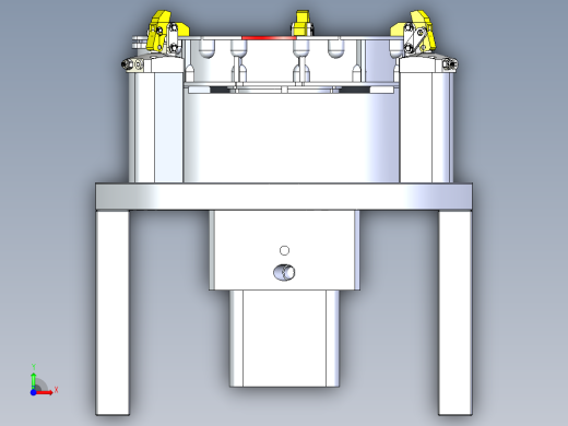 链接环壳体液压夹具前视缩略图