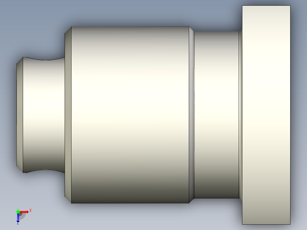 螺纹法兰俯视图