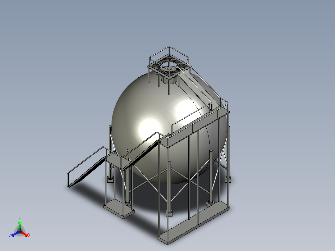 一款球形压力容器
