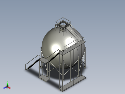 一款球形压力容器