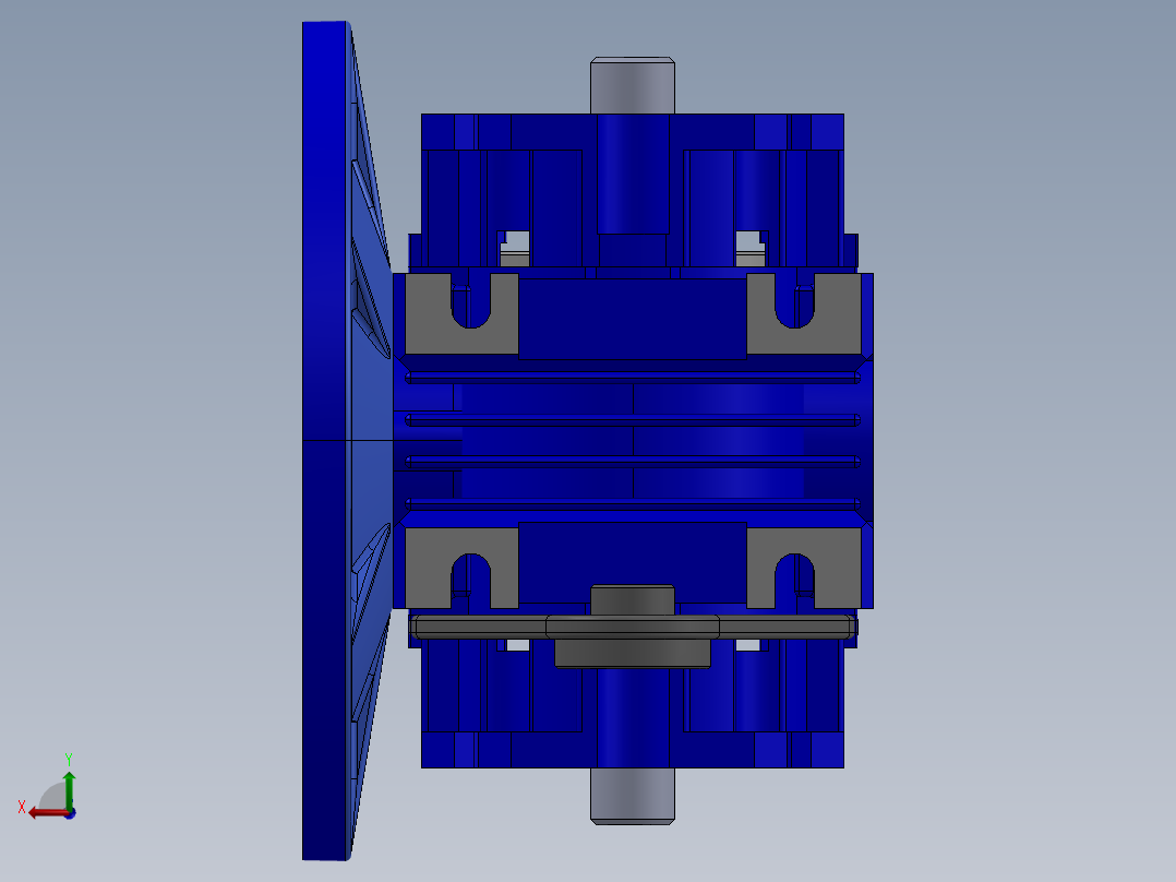 科米MK30型减速机后视图