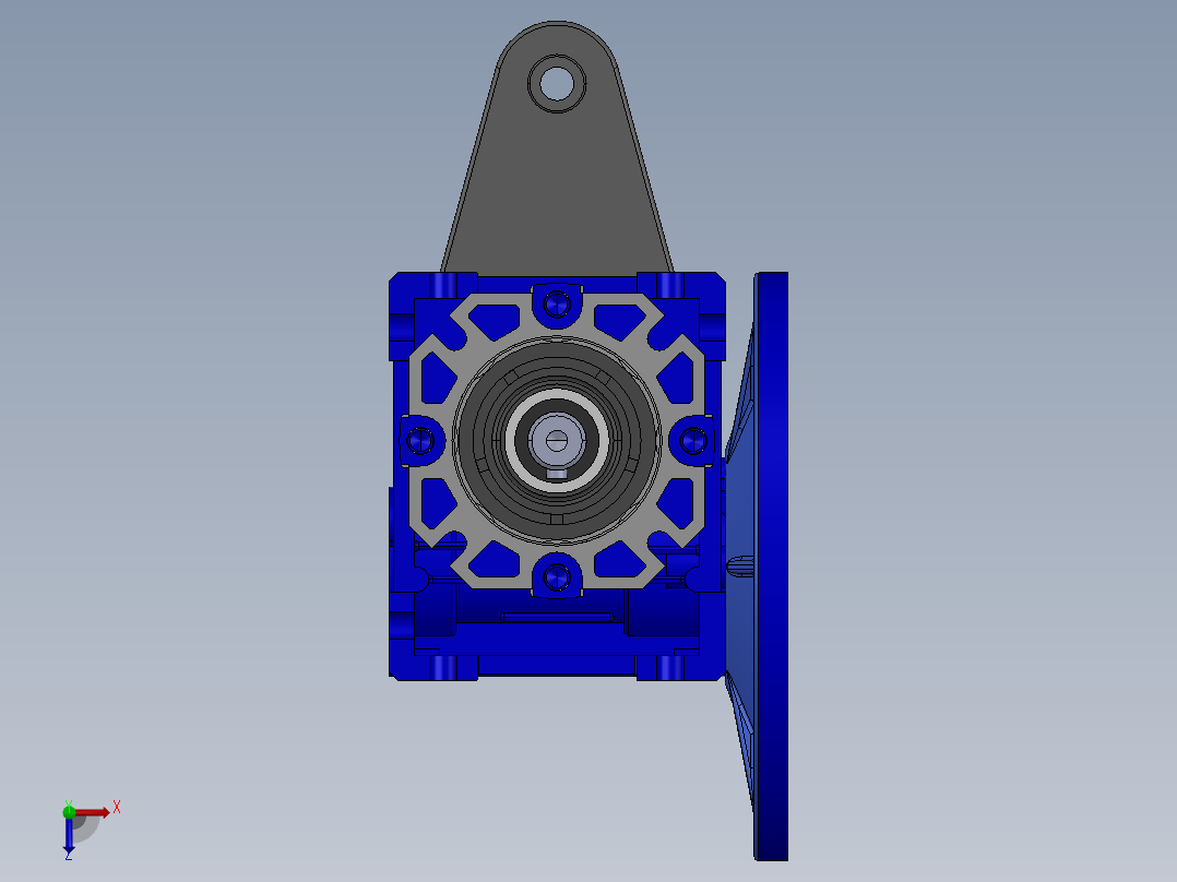 科米MK30型减速机俯视图