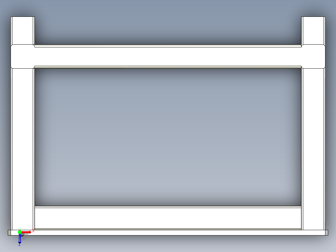 90x90 焊件底座俯视图