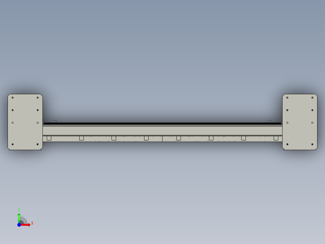 WRT-E01-11电池搬运桁架组件前视图