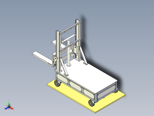 非标自动化智能重型叉车设计