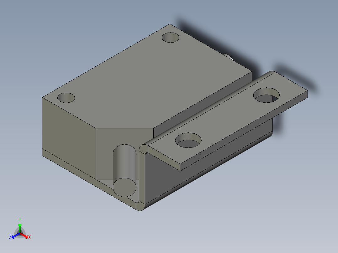 垫板阻挡主视图