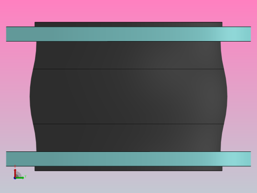 KXT型可曲挠橡胶接头[KXT-DN250]右视缩略图