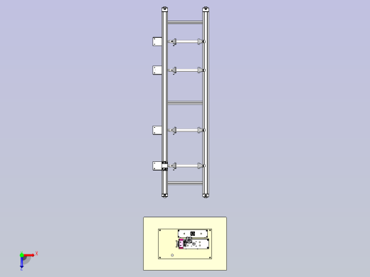 N95刀模一体打片机设备3D图俯视缩略图