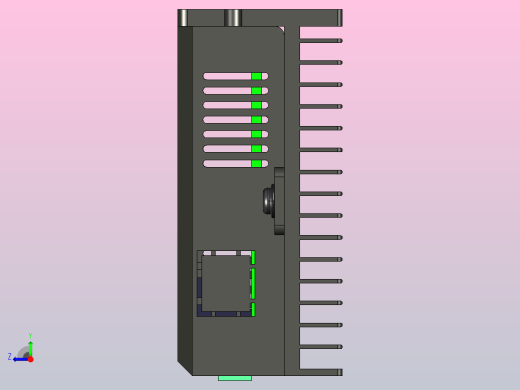 数字步进电机与驱动器DM556-3D图右视缩略图