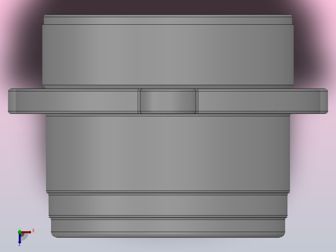 DACF型外圈带凸缘的双列角接触球轴承轮毂轴承单元 （内圈旋转）_DACF 38106516俯视图