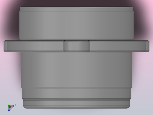 DACF型外圈带凸缘的双列角接触球轴承轮毂轴承单元 （内圈旋转）_DACF 38106516俯视缩略图