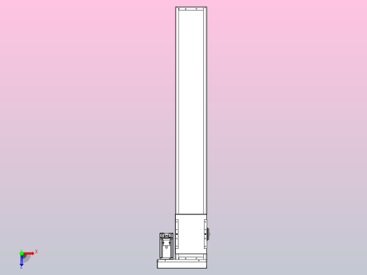 滚珠丝杠直线轴带导轨全封闭TPA-HCR-140D-2010C-L900-ML-C-P40-N3俯视缩略图