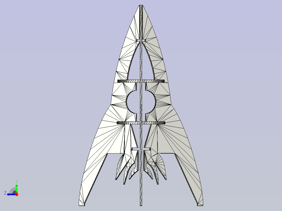 SolidWorks 初学者教程 第五部分 简单的 (桌子)右视图