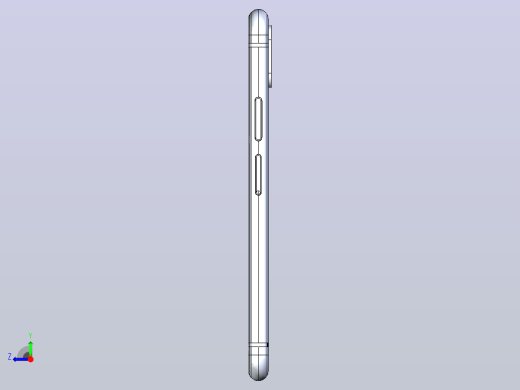 iphone x 3d模型右视缩略图