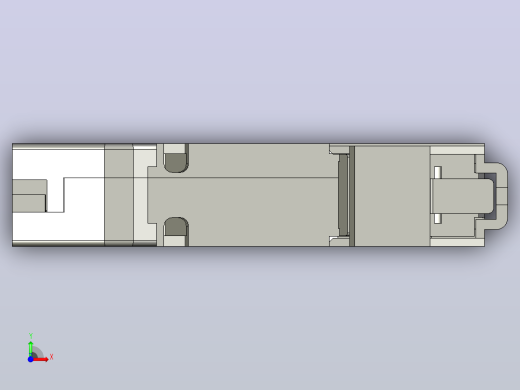 NB1-63H 1P小型断路器三维模型202010前视缩略图