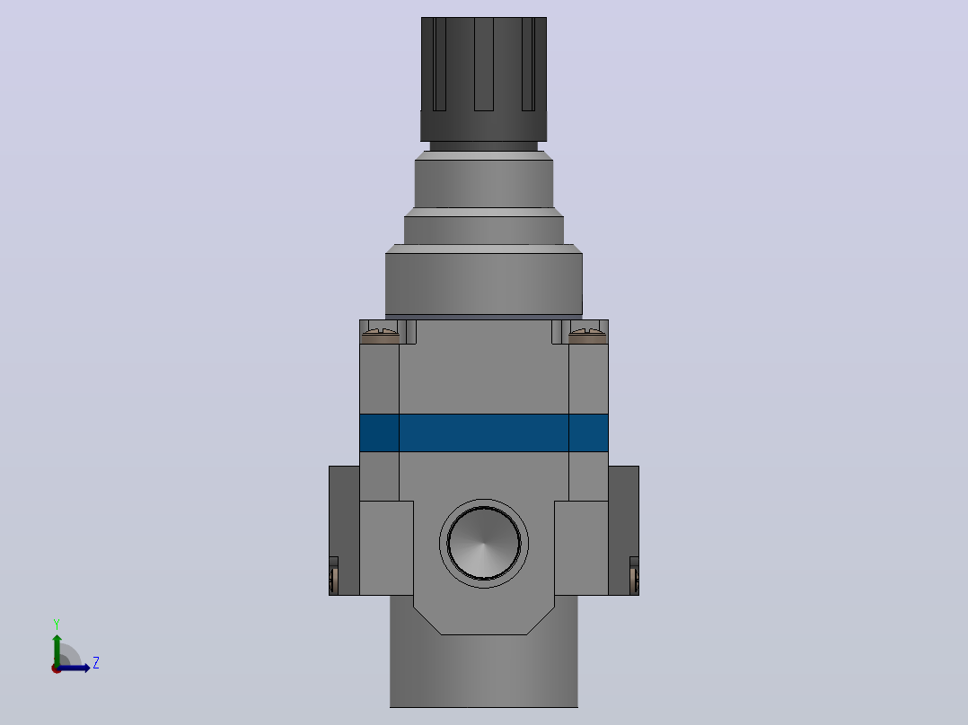 QIAR3000减压阀[QIAR3000-03]左视图