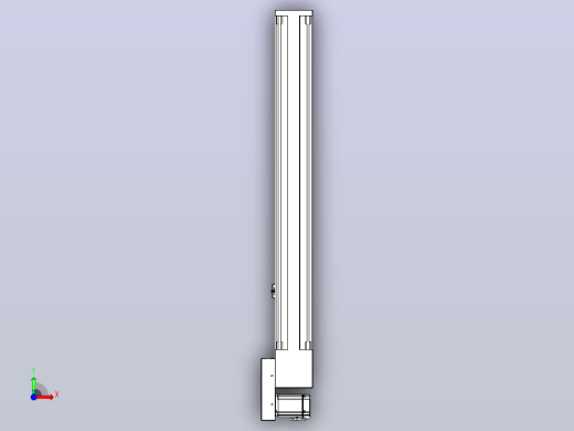 伺服电机集成皮带传动直线执行器TPA-OCB-140-256-L650-MR-P75-N3前视缩略图