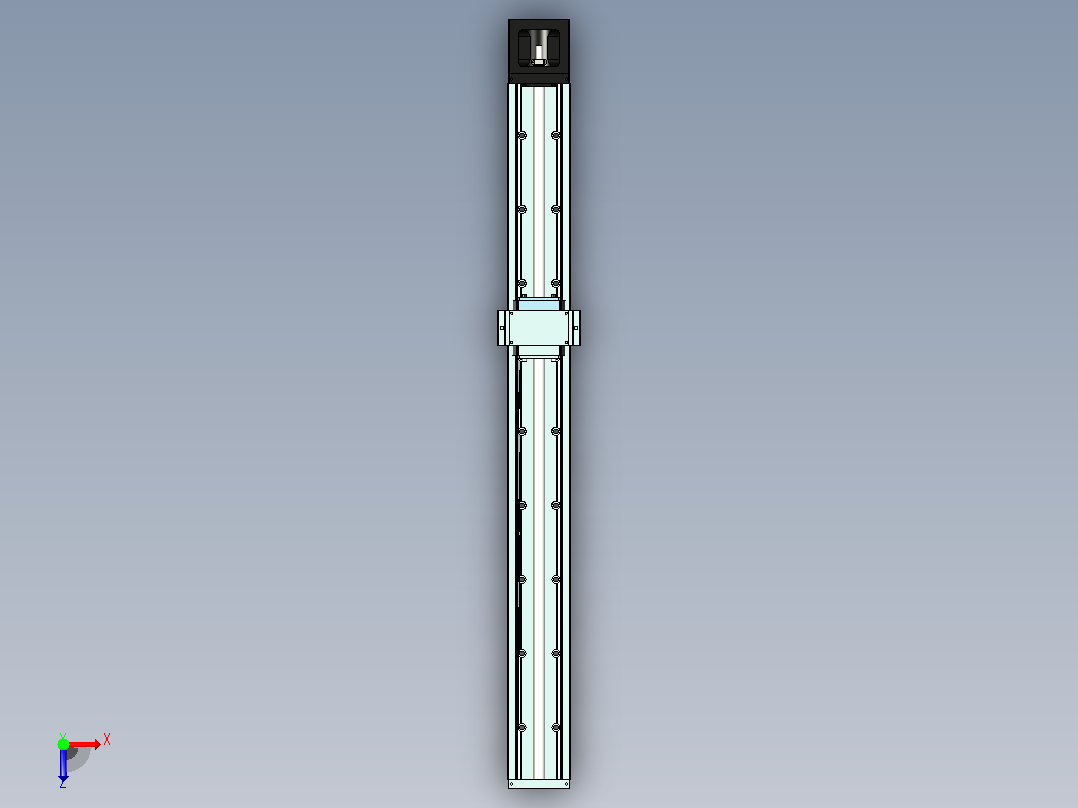 创锋精工电动滑台CFK86S-940俯视图