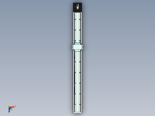 创锋精工电动滑台CFK86S-940俯视缩略图