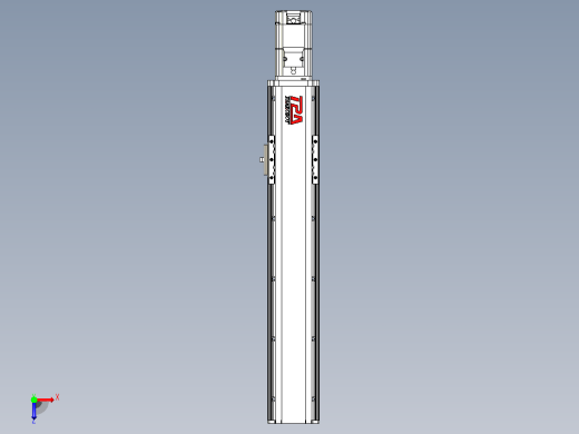 日规模组半封闭丝杆TPA-HNR-85D-1610C-L350-M-C-P20-N3俯视缩略图