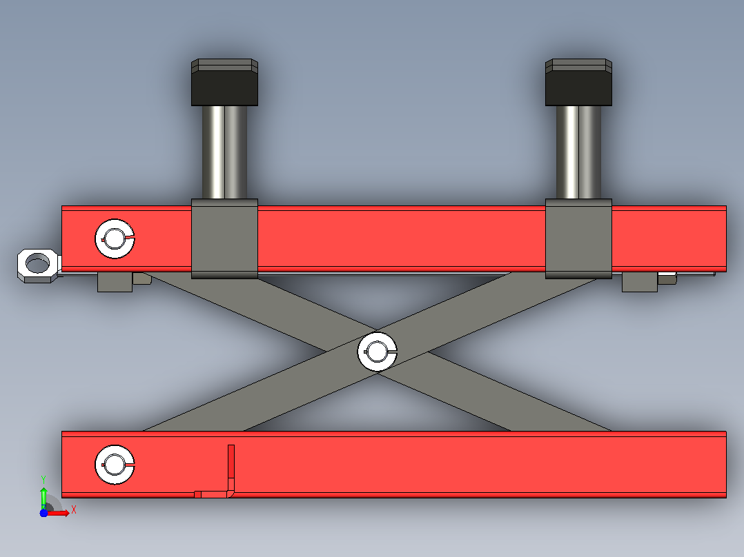 X-Lift+X升降结构前视图