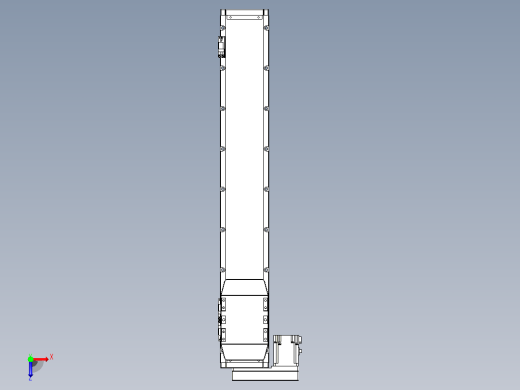 滚珠丝杠直线轴内置导轨TPA-GCR-120-1610C-L650-ML-M40-N3俯视缩略图