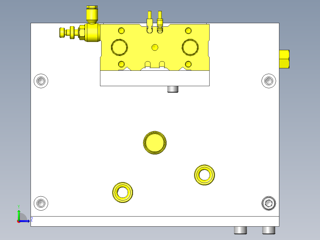 反转组件左视图