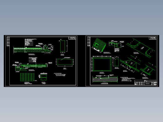 市政道路沥青路面及人行道结构施工图设计CAD图纸