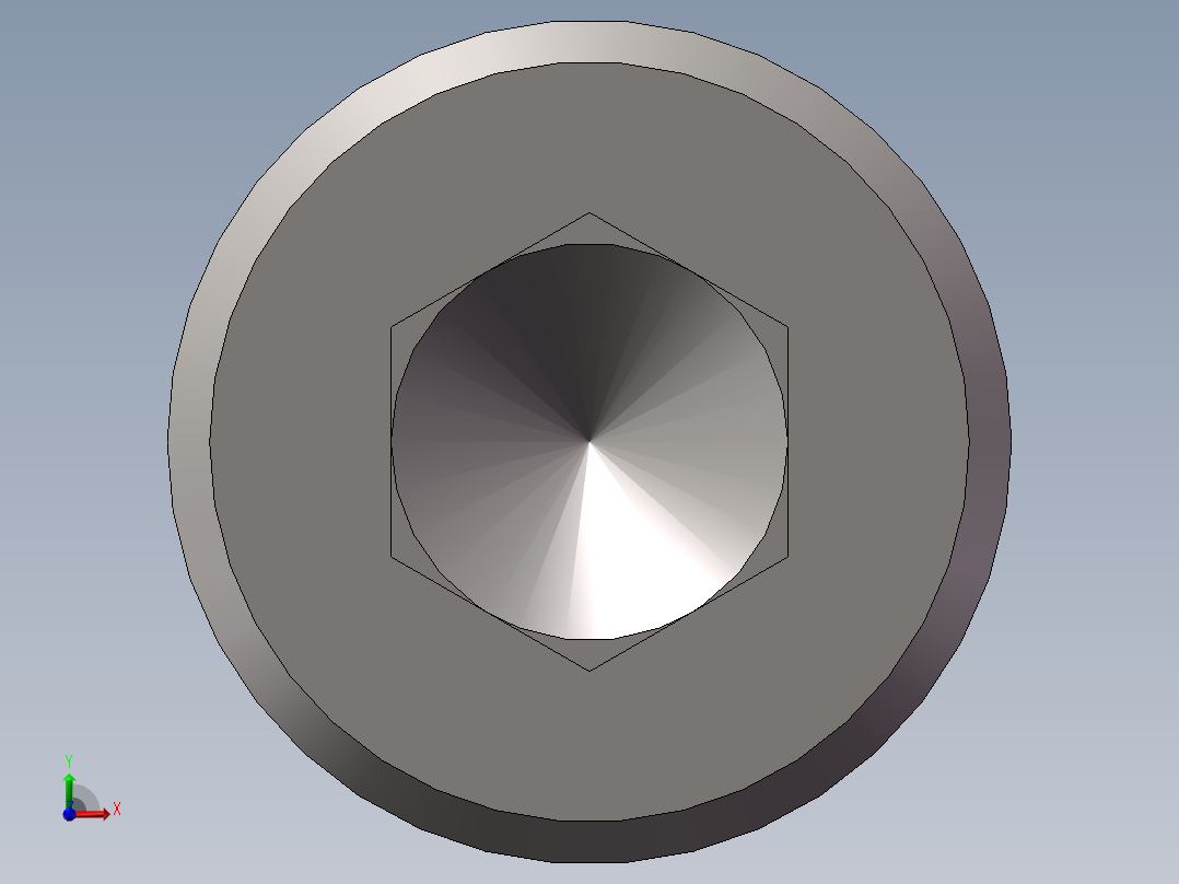 M3-M12内六角螺丝+内六角扳手前视图