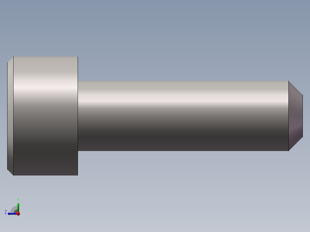 M3-M12内六角螺丝+内六角扳手右视图