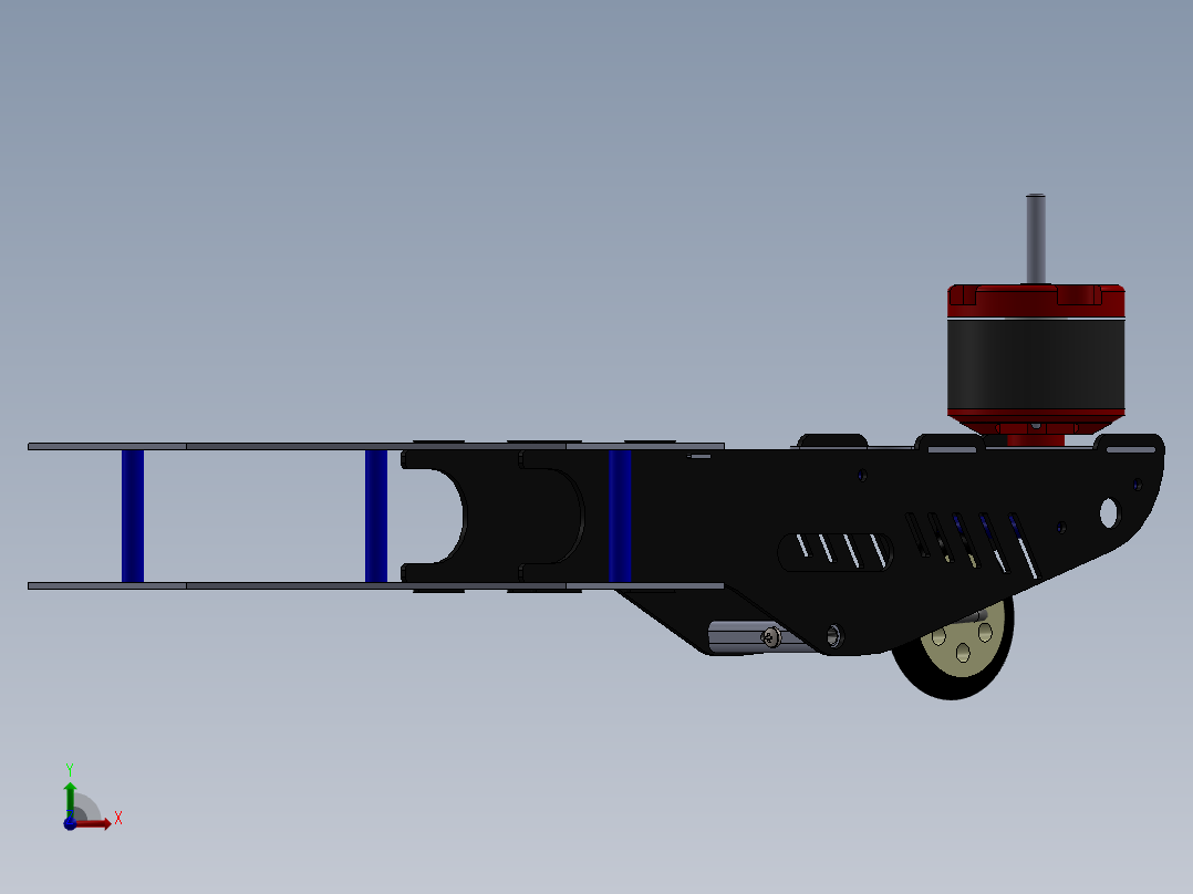 四轴飞行器前视图