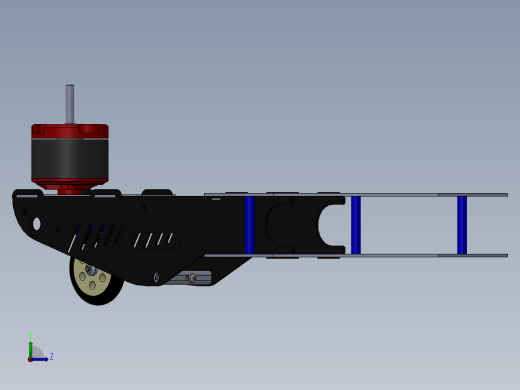 四轴飞行器左视缩略图