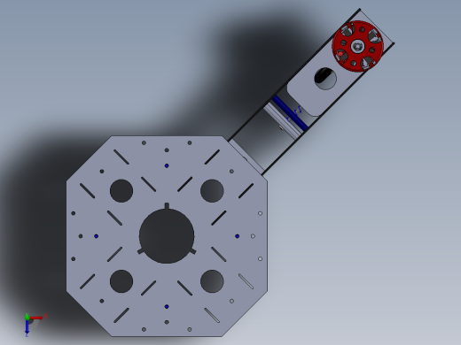 四轴飞行器俯视缩略图