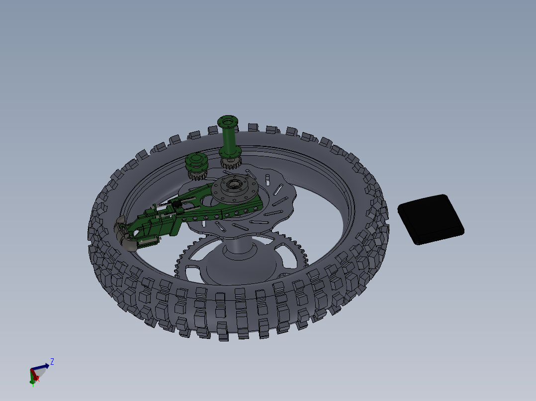 SOLIDWORKS 捕食者爪MK2的轮胎更换工具
