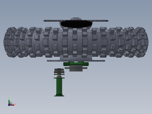 SOLIDWORKS 捕食者爪MK2的轮胎更换工具前视缩略图