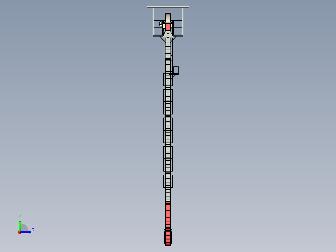 斗式提升机左视图