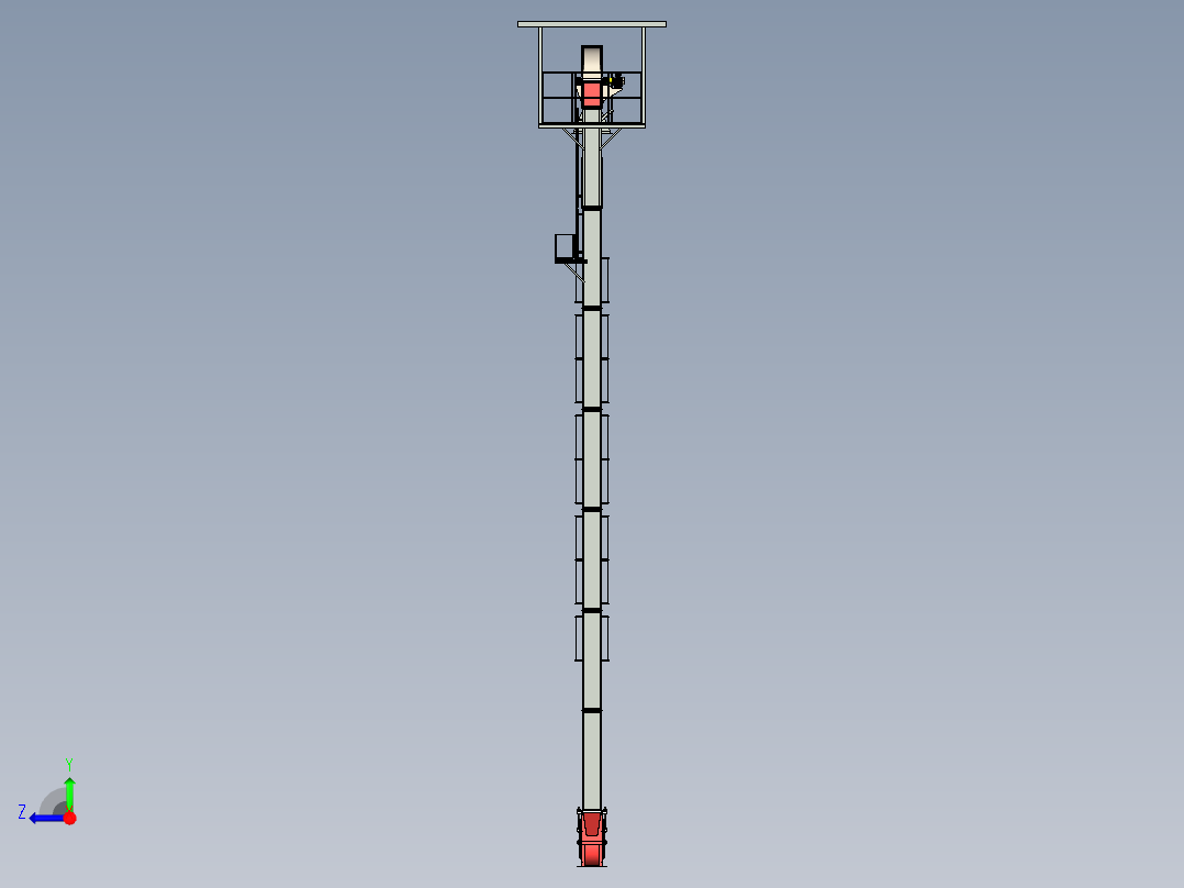 斗式提升机右视图