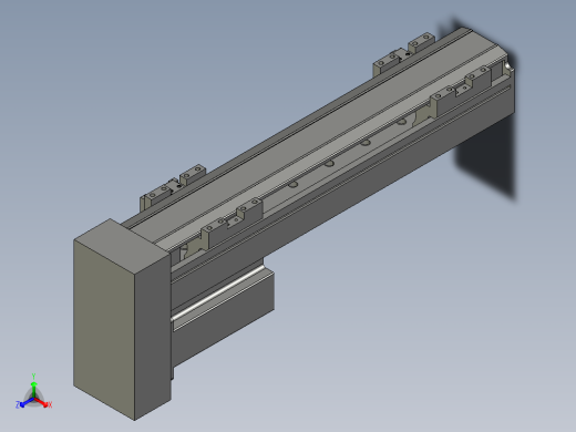 直线模组LHA6-S250-D-200W(16丝杆)设计图纸