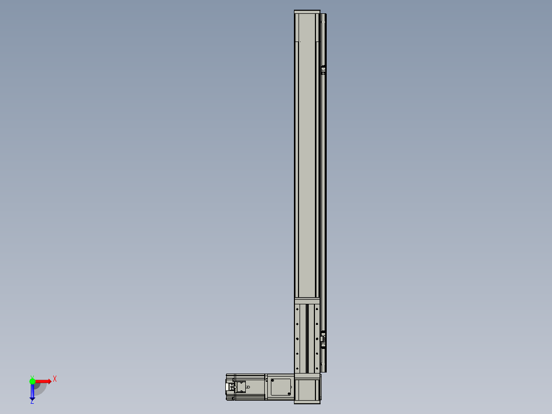 欧规系列-LB8-L150-S800-BR-ZP75-C3俯视图