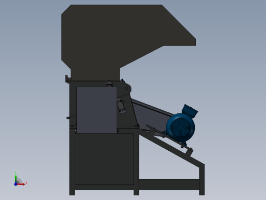 塑料破碎机（塑料粉碎机）前视缩略图