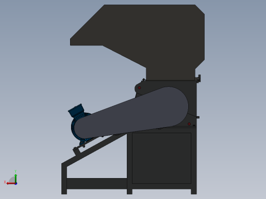 塑料破碎机（塑料粉碎机）后视缩略图