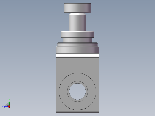 管道型节流阀PSA10（10厘）右视缩略图