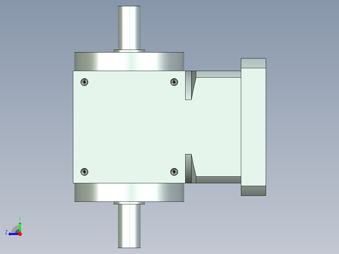 换向器PW90双轴-1 19-95-130-M8.stp右视图