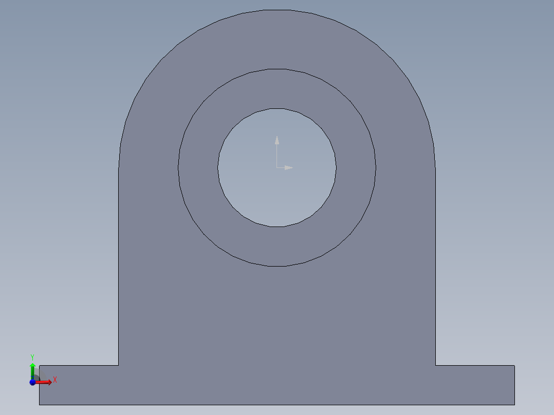 S4 直线滑座前视图