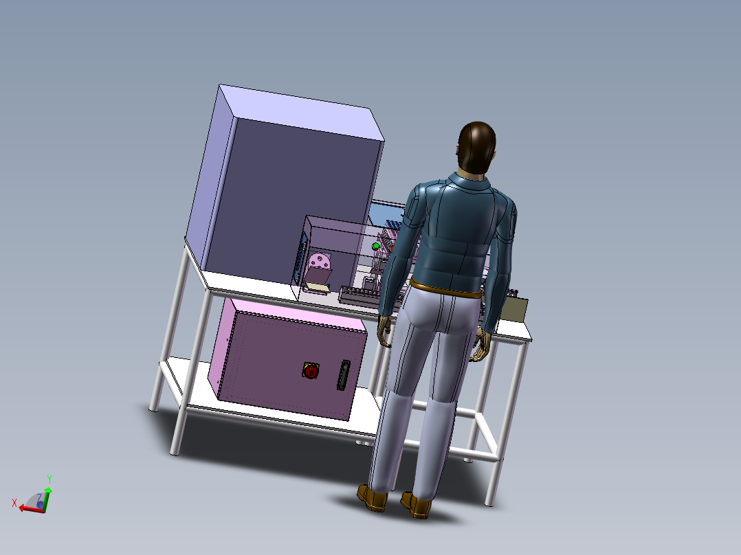 单试管上料检测装置3D数模图纸