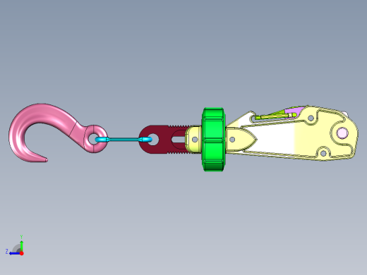 集装箱海运紧固带收紧器紧绳器右视缩略图