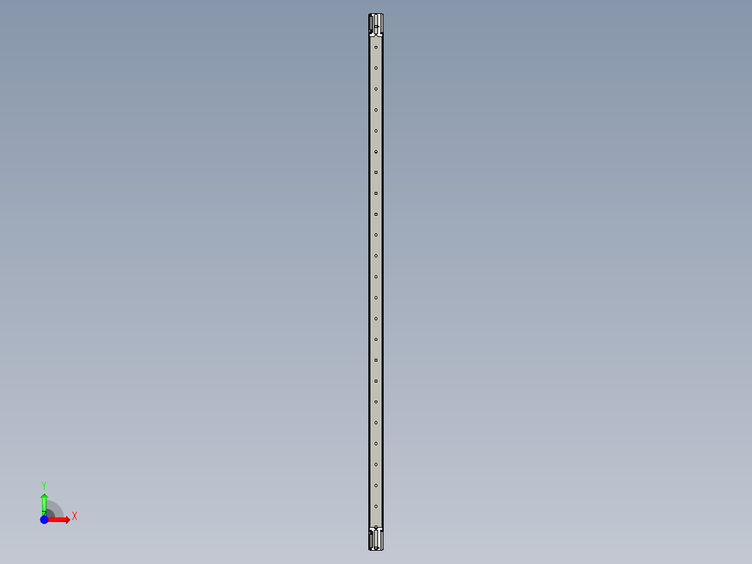 基恩士SL-V26L_R_kc图纸模型前视图