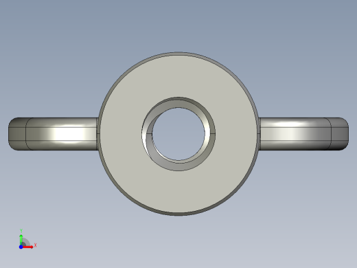 WING NUT 10-24 Thread size 27-64in Base Diameter.STEP前视缩略图