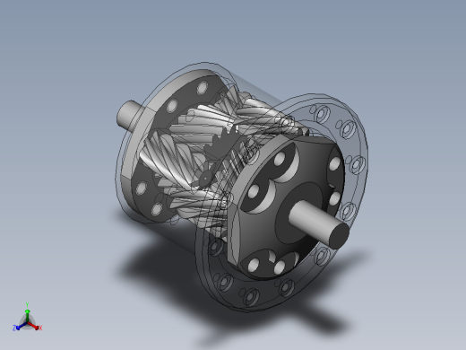 宝贝_斜齿轮差速器图纸(出售版)