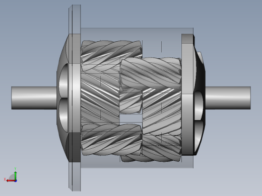 宝贝_斜齿轮差速器图纸(出售版)后视缩略图